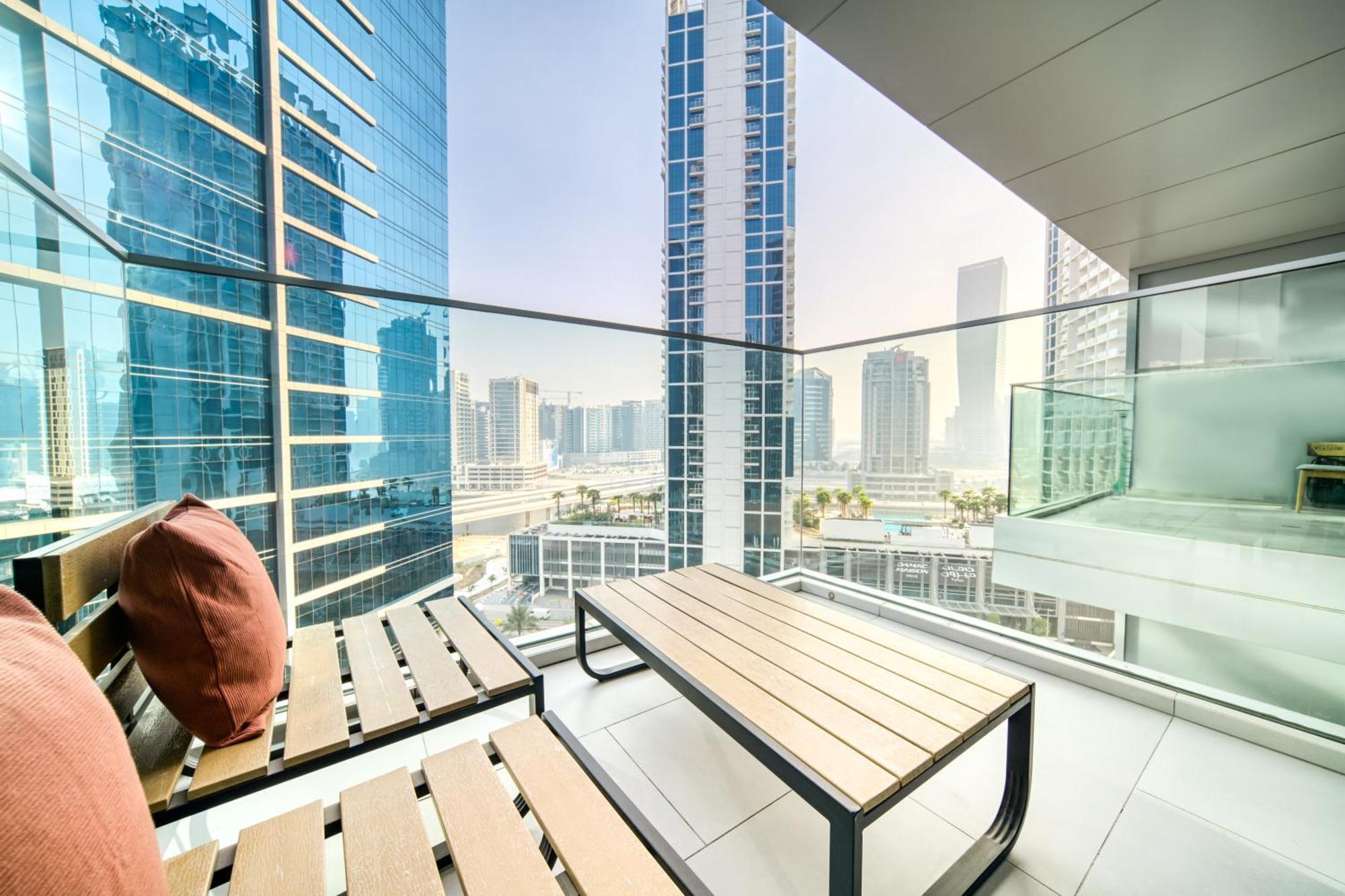 Luxury Studios With Burj Khalifa Or Canal View In Downtown - Marquise Square Tower Dubai Luaran gambar
